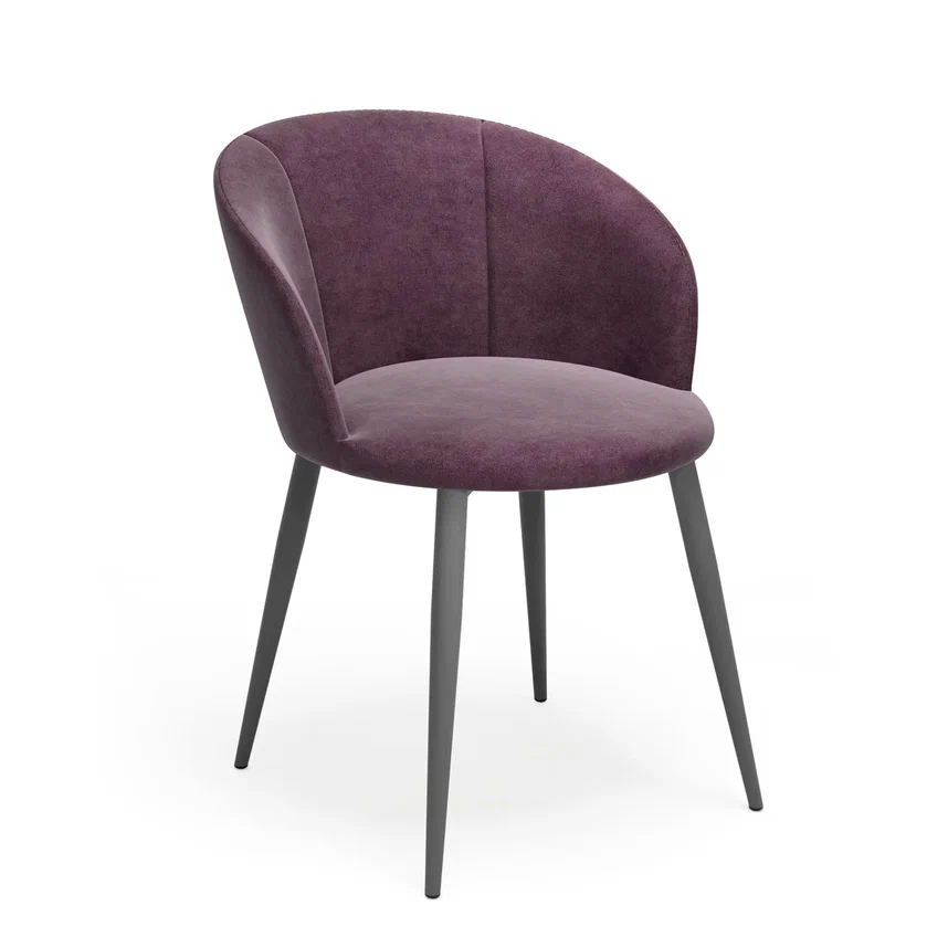 Стул Лилит ULTRA PLUM каркас графит